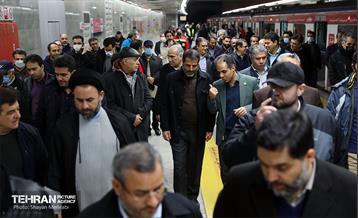 تست گرم بخش میانی خط ۶ مترو تهران 47