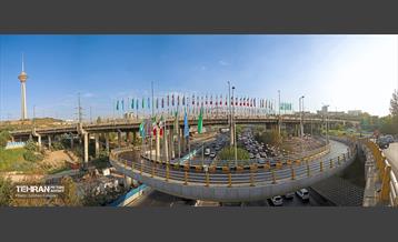 بهره‌برداری از دوربرگردان غیرهمسطح شمال به شمال بزرگراه چمران 5