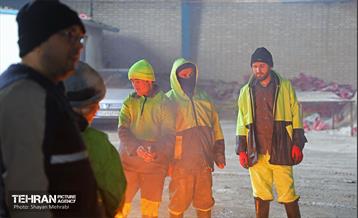 بازدید اصحاب رسانه از خدمات برف‌روبی منطقه 5 شهرداری تهران 11