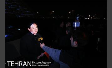 اکران تصاویری بر برج آزادی تهران برای همدردی با ملت چین 21