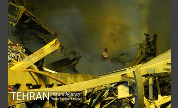 امداد رسانی شبانه در حادثه پلاسکو -2 25