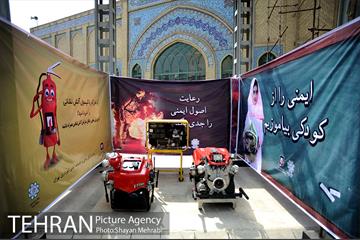 بازدید اعضای شورای اسلامی شهر از نمایشگاه آتش نشانی 27
