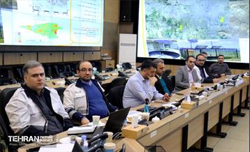 حضور مدیرکل سرمایه انسانی شهرداری تهران در ستاد مدیریت بحران شهرداری تهران 20