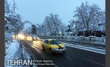 صبح برفی تهران 37