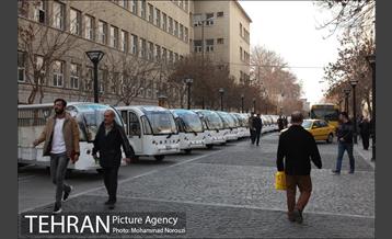 آیین رونمایی و بهره برداری از ناوگان حمل و نقل پاک با حضور دکتر قالیباف 3