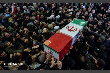 تشییع پیکر سردار شهید علی‌محمد نائینی