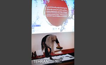 شکوفه های گیلاس و افسانه گنجی در موزه امام علی 2 22