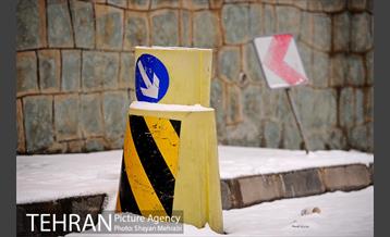 برف پاییزی در تهران 26