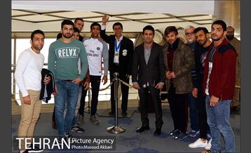 بازدید تیم ملی کشتی فرنگی از برج میلاد تهران