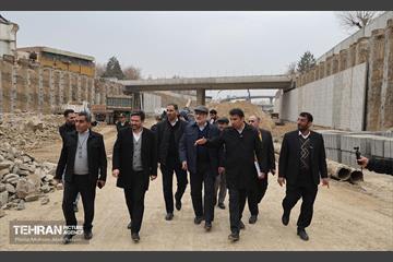 بازدید شهردار تهران از پروژه بزرگراه یادگار امام(ره) 31