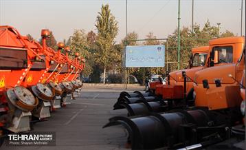 رزمایش زمستانه مشترک شهرداری تهران و پلیس راهور 52