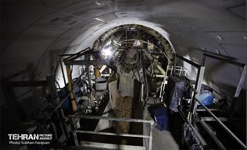 بازدید اصحاب رسانه از روند اجرایی پروژه احداث خط ۱۰ متروی تهران 13