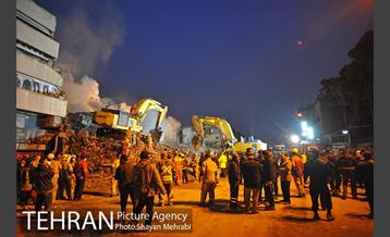 پنجمین روز آواربرداری ساختمان پلاسکو 35