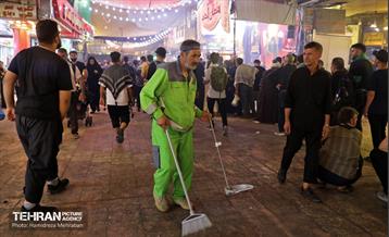 خدمات نیروهای پاکبان شهر تهران در نجف اشرف 15