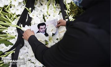 مراسم وداع با پیکر مطهر شهید عملیات تروریستی حرم شاهچراغ (ع) 1