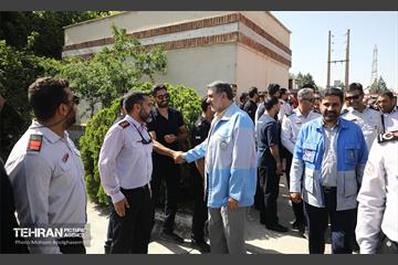بازدید رییس مدیریت بحران کشور از مرکز آموزش آتش‌نشانی شهرداری تهران 1