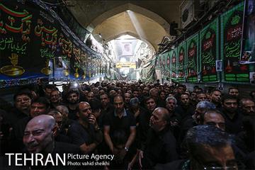 مراسم عزاداری تاسوعای حسینی در بازار تهران 21