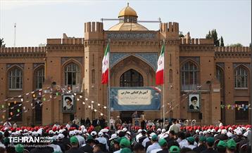 آئین بازگشایی مدرسه البرز 37