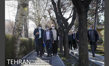 بازدید شهردار منطقه هشت از پروژه های توسعه محلات 18