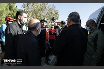 بازدید شهردار تهران از کمربند سبز تهران 1