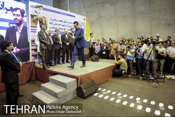 آیین افتتاح زیرگذر و تونل شهید ضربعلی زاده با حضور شهردار تهران 25