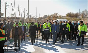 مانور سراسری برف روبی در منطقه 1 تهران 32