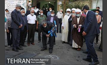 آئین آغاز عملیات اجرایی پروژه شبکه آب های سطحی و بهسازی محله کن 20