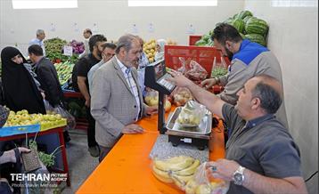 افتتاح بازار میوه و تره‌بار در منطقه 22 13