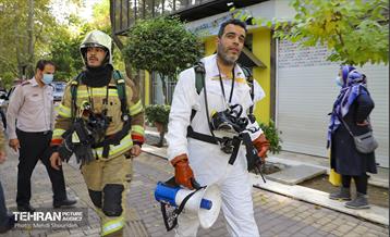 مانور انتشار مواد شیمیایی در منطقه۷