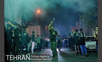 شور حسینی در خیابان گرگان 1