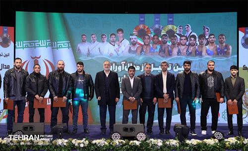 تجلیل از مدال‌آوران المپیک پاریس در شهردار تهران 6
