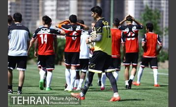 تمرین تیم ملی فوتبال 2