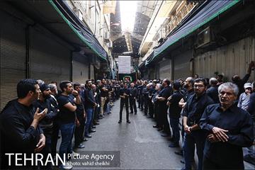 مراسم عزاداری تاسوعای حسینی در بازار تهران 4