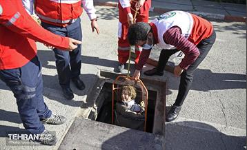 مانور امداد و نجات جمعیت هلال احمر 9