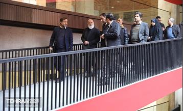 بازدید رییس شورای شهر تهران از پروژه خانه شهر (بلدیه) 15