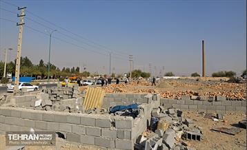 تخریب ساخت‌ و سازهای غیر مجاز محله خلازیل 32