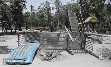 بوستان ایثار در منطقه ۲۰ به چرخه خدمت بازگشت 36