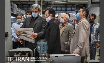 بازدید شهردار از چاپخانه همشهری 20