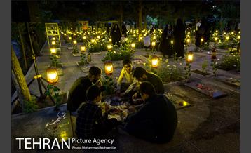 افطاری ساده در گلزار شهدا 9