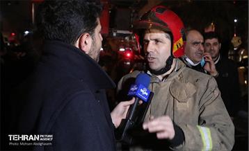 آتش‌سوزی در بیمارستان گاندی تهران 44