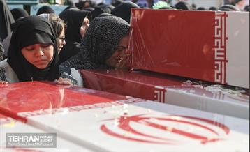 مراسم تشییع پیکرهای ۱۰۰ شهید گمنام 2