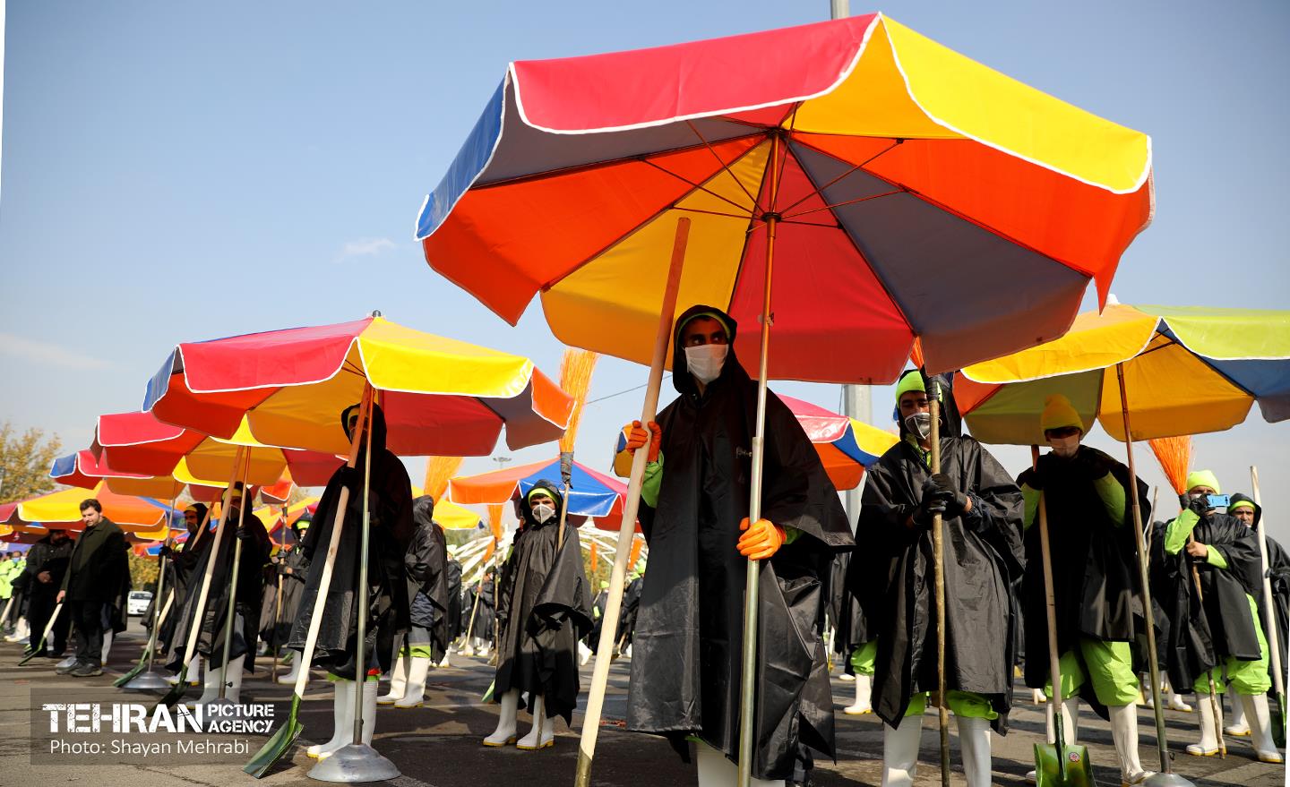 مانور برف روبی منطقه 19 شهرداری تهران 46