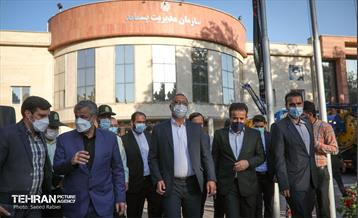 بازدید شهردار  تهران از تجهیزات جدید سازمان مدیریت پسماند 26