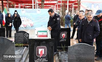 مراسم نهمین سالگرد شهدای آتش نشان حادثه ساختمان پلاسکو 19