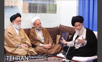 دیدار شهردار تهران با آیت الله العظمی علوی گرگانی  12