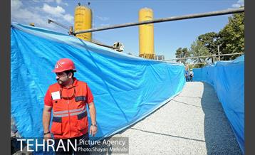 ورود دستگاه تمام مکانیزه(TBM) به ایستگاه مترو شهدا 4