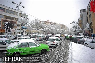 بارش برف در تجریش 5