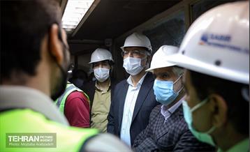 بازدید شهردار تهران از کارگاه ساخت ایستگاه متروی حرم عبدالعظیم 15