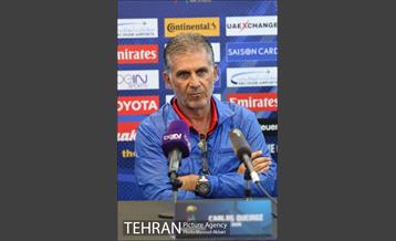 نشست خبری کارلوس کیروش قبل از دیدار مقابل سوریه 5