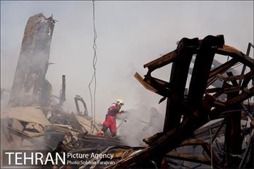 دومین روز عملیات امداد و نجات حادثه پلاسکو-1 7